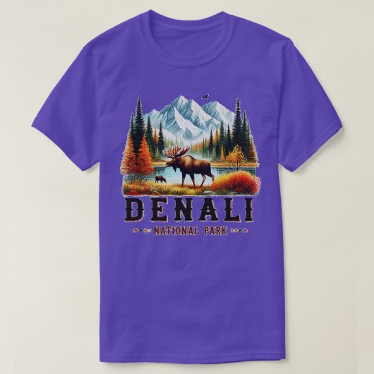 Denali Nationaal Park TShirt (Design voorkant)