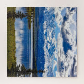 Denali National Park Alaska Sky Clouds Mountains Legpuzzel (Horizontaal)