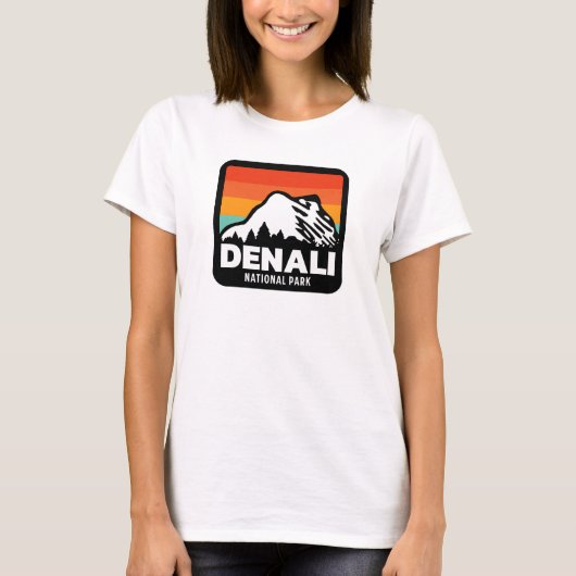 Denali National Park Cool Retro  Gift T-shirt (Voorkant)
