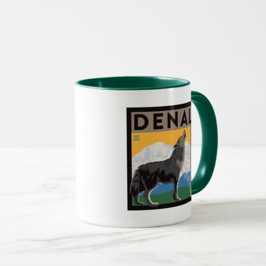 Denali National Park | Howling Wolf Mok (Voorkant rechts)