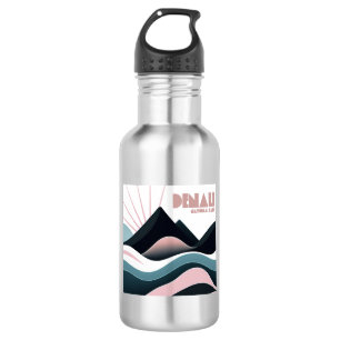 Denali National Park Kleurrijke heuvels Waterfles