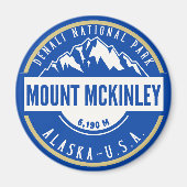 Denali National park Mount Mckinley Magneet (Voorkant)