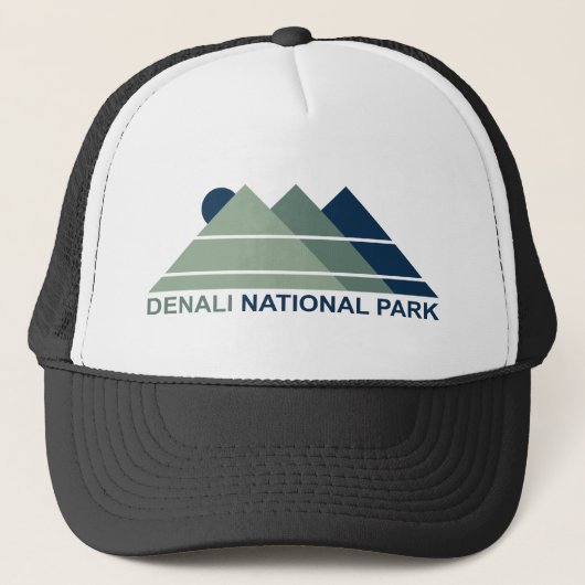 Denali National Park Mountain Sun Trucker Pet (Voorkant)