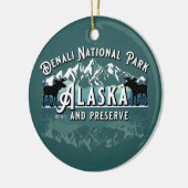 DENALI NATIONAL PARK & PRESERVE HOLIDAY KERAMISCH ORNAMENT (Links)