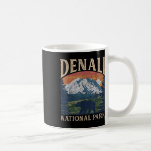 Denali National Park Retro Mount voor mannen W Koffiemok