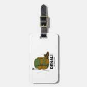 Denali National Park-rugzak Bagagelabel (Voorkant verticaal)