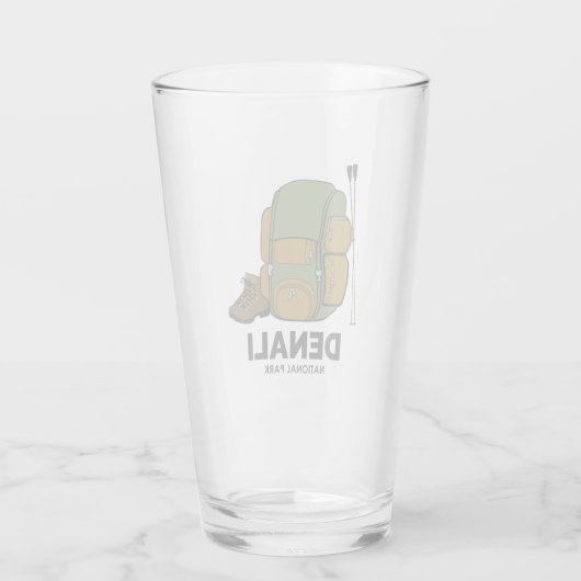 Denali National Park-rugzak Glas (Achterkant)