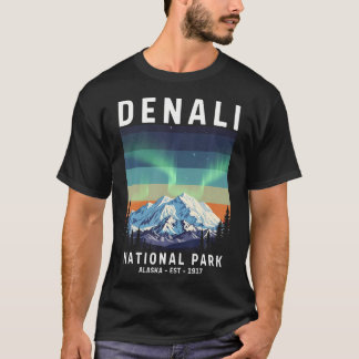 Denali National Park Vintage Alaska Denali T-shirt