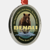 Denali NP (Beer) WT Metalen Ornament (Rechts)