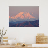 Denali op Sunrise Poster (Keuken)