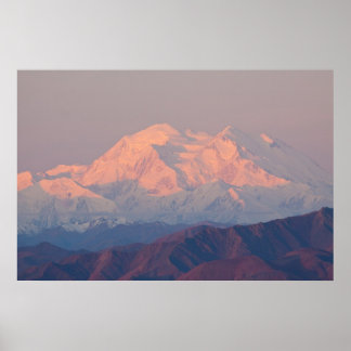 Denali op Sunrise Poster