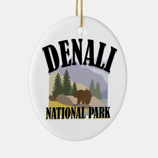 Denali Park Keramisch Ornament (Rechts)