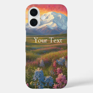 Denali Wilde Bloemen iPhone 16 Hoesje