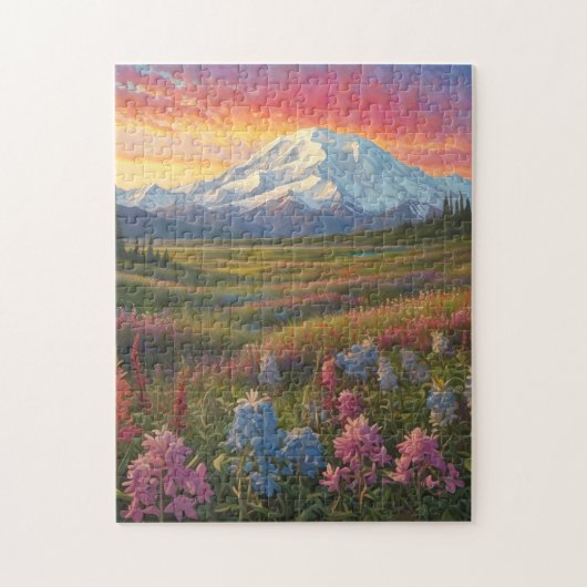 Denali Wilde Bloemen Legpuzzel (Verticaal)