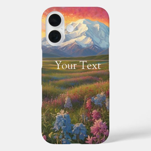 Denali Wildflowers Case-Mate iPhone Case (Achterkant)