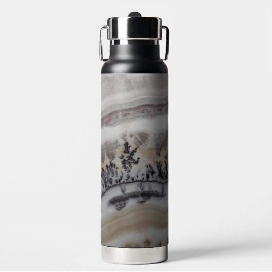 Dendritic Agate Stone Pattern Waterfles (Voorkant)