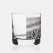 Dendritic Agate Stone Pattern Whisky Glas (Rechts)