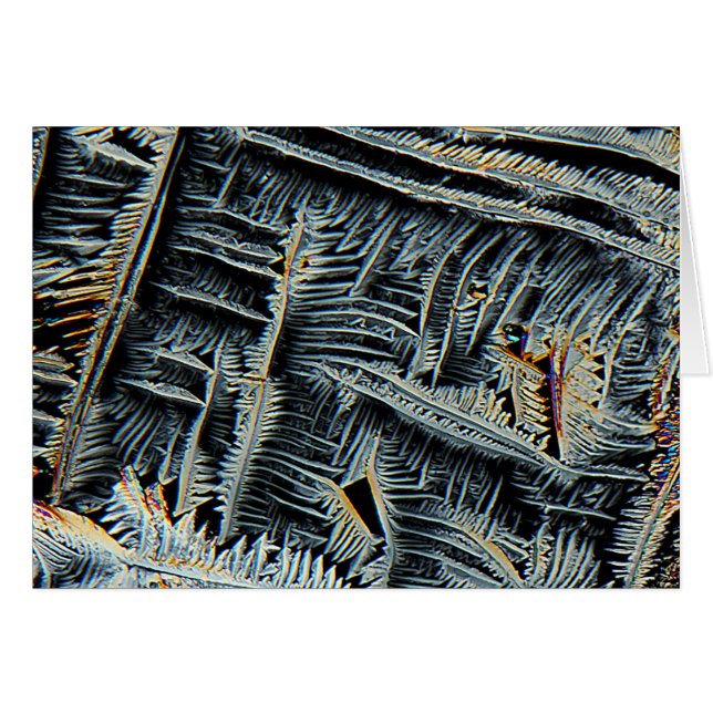 Dendritische kristallen onder de microscoop (Voorkant Horizontaal)