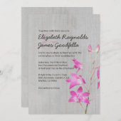  Dendrobium Orchid Wedding Invitations Kaart (Voorkant / Achterkant)