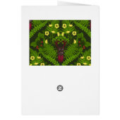 Dendroctones et fougères, feuilles verts (Dos)