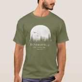 Dendrophile Definition Outdoorsy Tree Lover T-shirt (Voorkant)