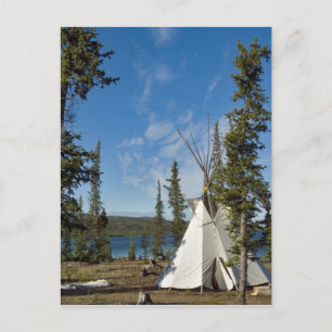 Dene-stam vergadering, Northwest Territories, Briefkaart