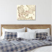 Denemarken 11 canvas afdruk (Insitu (Slaapkamer))