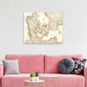 Denemarken 11 canvas afdruk (Insitu (Woonkamer))