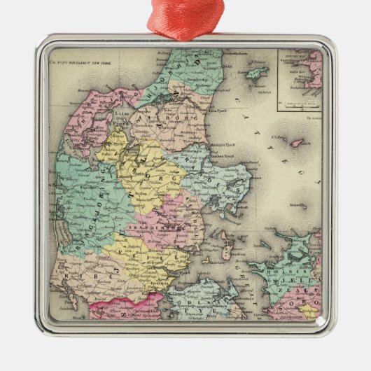 Denemarken 11 metalen ornament (Voorkant)