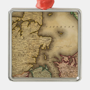 Denemarken 2 metalen ornament