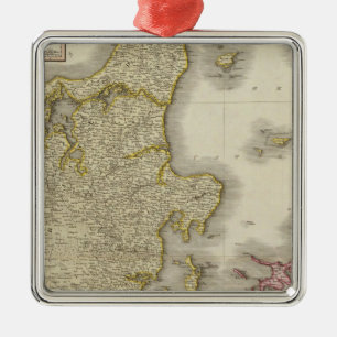 Denemarken 3 metalen ornament