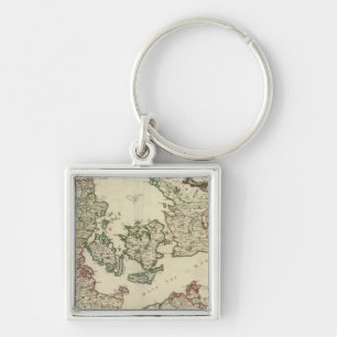 Denemarken 3 sleutelhanger