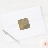 Denemarken 4 vierkante sticker (Envelop)