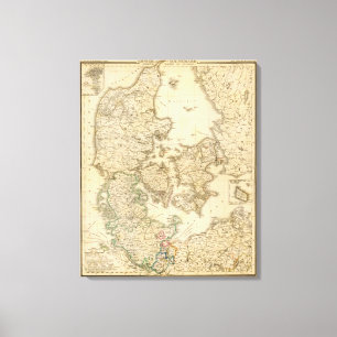 Denemarken 8 canvas afdruk