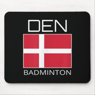Denemarken Badminton Team Deense atleet Den Flag P Muismat