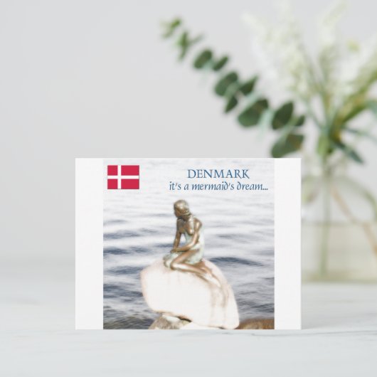 denemarken briefkaart (Staand voorkant)