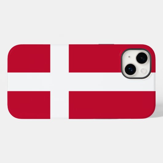 Denemarken Case-Mate iPhone Case (Achterkant (horizontaal))