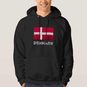 Denemarken Dannebrog Deense vlag Dansk Roots Denem Hoodie