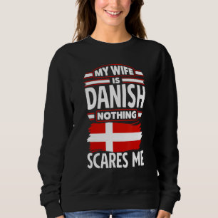 Denemarken Deense Vlag Denemarken Mijn Vrouw Is De Trui