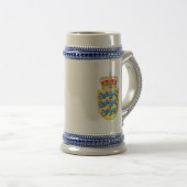 denemarken embleem bierpul (Voorkant rechts)