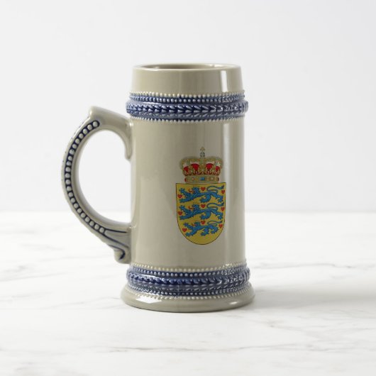 denemarken embleem bierpul (Links)