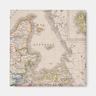 Denemarken en Duitsland Magneet