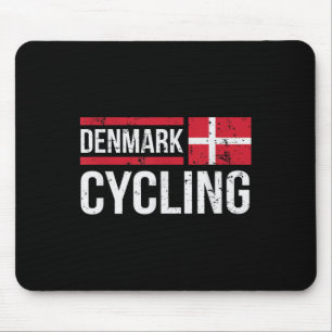 Denemarken Fietser Fietsrijden Racing Deens Muismat