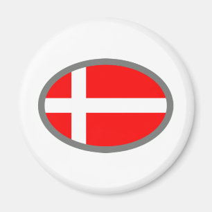 Denemarken Flag Cool Design! Magneet