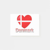 Denemarken Flag Cutout Post-it® Notes (Voorkant)