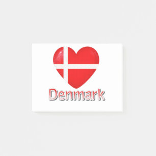 Denemarken Flag Cutout Post-it® Notes