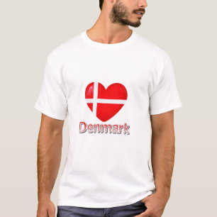 Denemarken Flag Cutout T-shirt