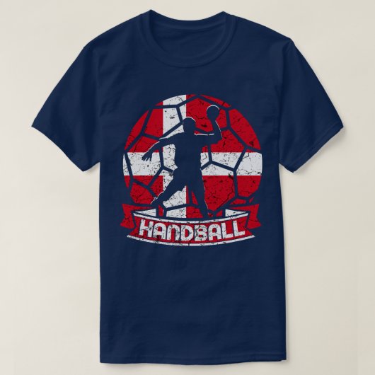 Denemarken Handball 3 T-shirt (Design voorkant)