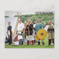 Denemarken, Het Land Van Vikingen Ansichtkaart!