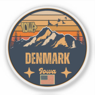 Denemarken, Iowa, Verenigde Staten Sticker